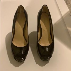 Nine West Black Patent Leather Heels